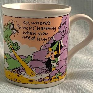 Designer Collection Mug Cartoon So Where’s Prince Charming Dragon Princess Funny